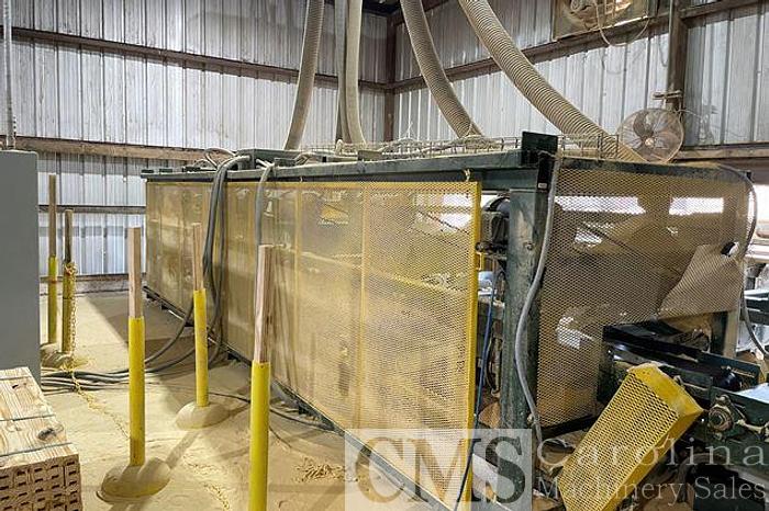 Used Hutto Wood Products Trim Saw with Infeed Deck