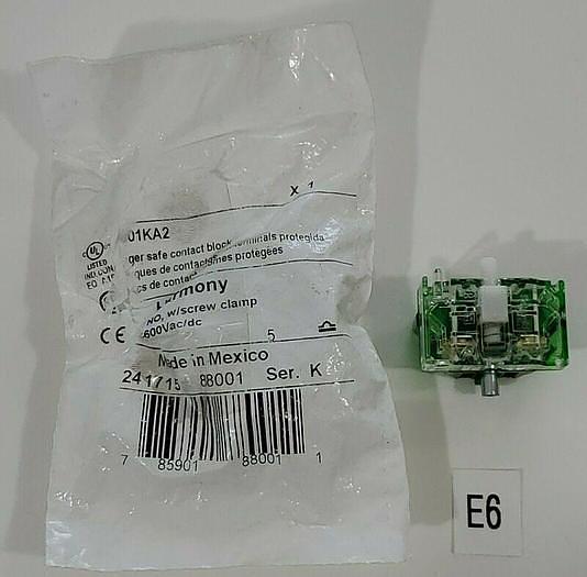 *NEW* LOT OF 2 SCHNEIDER ELECTRIC 9001KA2 CONTACT BLOCKS + WARRANTY!