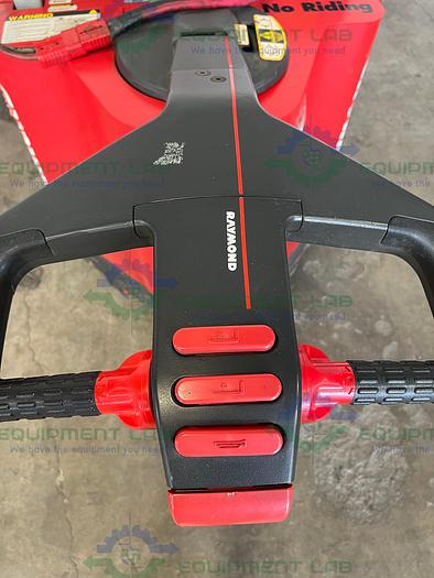 Used Sackett Systems  PJTCB24-V-S Pallet Jack Transfer Cart w/ Raymonf Pallet Jack