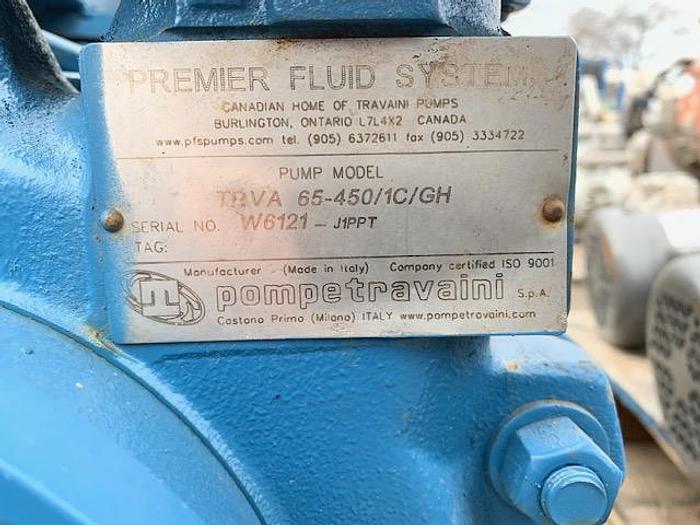 Used Pompetravaini 3" Single Stage Liquid Ring Vacuum Pump