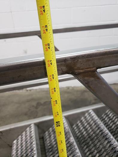 Used Steel 8-Tread Anti-Slip Stairs