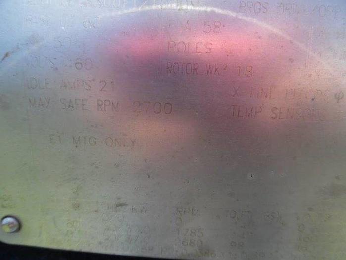 Used 2007 New Electric Motor 3 phase 460 volt