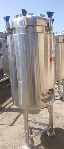 Used Tank, 79 Gallon, 316 Stainless Steel, Jacketed, 50 PSI, Fermenter, B #L744279