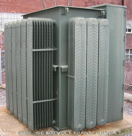 Used General Electric GEI-79025 3750 Kva V, 13,800 Volt To 600 Volt Transformer, Primary Taps 13,110V To 14,490 V. Impedance 6.04% At 85 Degrees C, Hv Winding Aluminum, Lv Winding Copper #23966