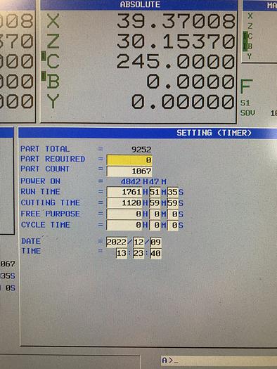 Used 2015 DOOSAN Puma SMX 3100S 7-Axis CNC Turning and Milling Center