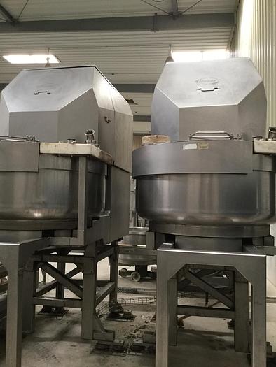 (2) Diosna Double Spiral Mixers