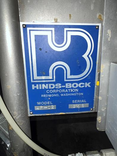 Used Used Hinds-Bock 2 Head Filler/Depositor