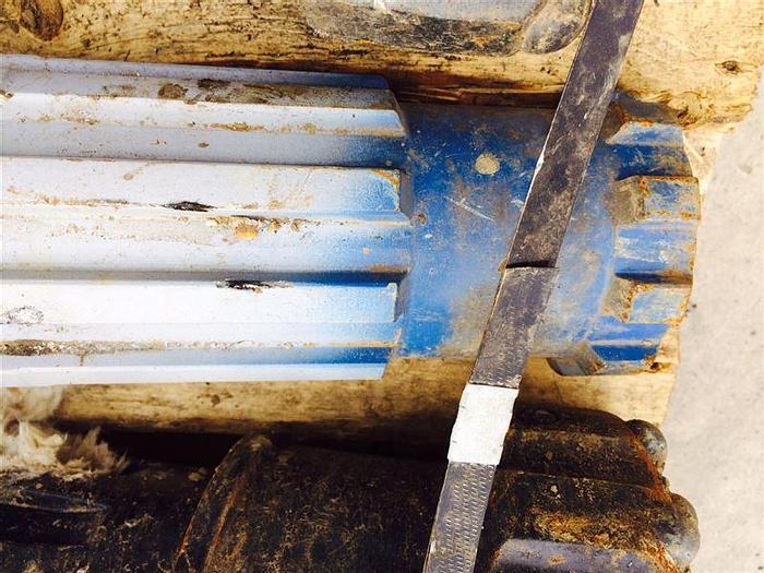 Used 8-3/4" hammer bit, 380 shank