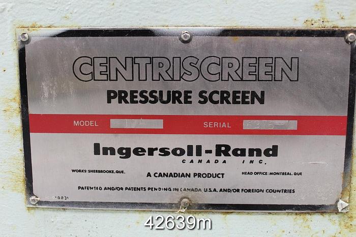 Used Bird Model 10 Pressure Screen #42639
