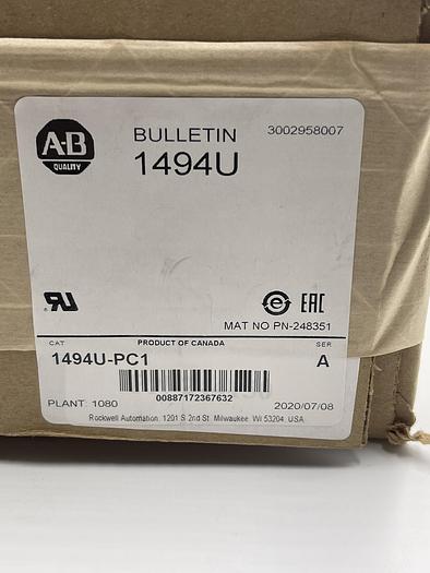 AB ALLEN BRADLEY 1494U-PC1 Ser A