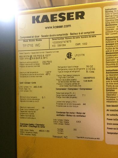 Used 2012 Kaeser SFC 75S