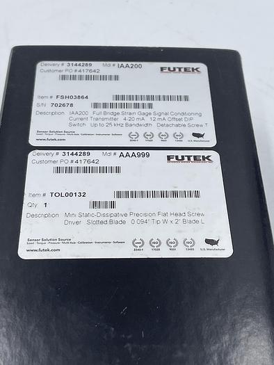 Futek IAA200, AAA999