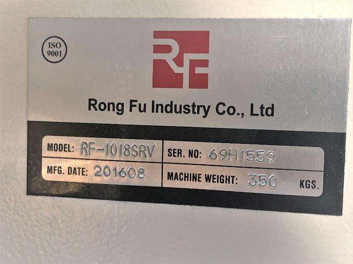 Used 2016 Rong Fu RF-1018SRV Horizontal Band Saw (Acra)