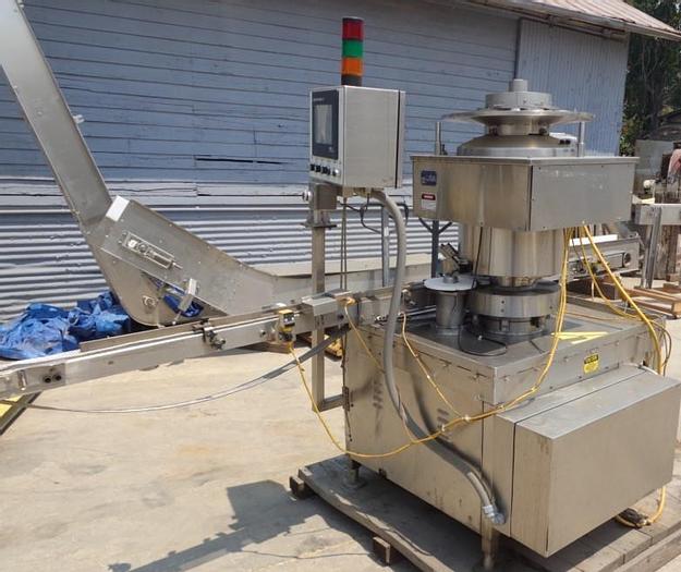 Used Capper, Genesis, Mdl RW-250SS, Rotary, Vials, #C743226