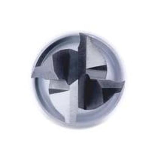 HSS-E-PM end mill Weldon DIN 844K N 30° TiCN 4-6 cut.