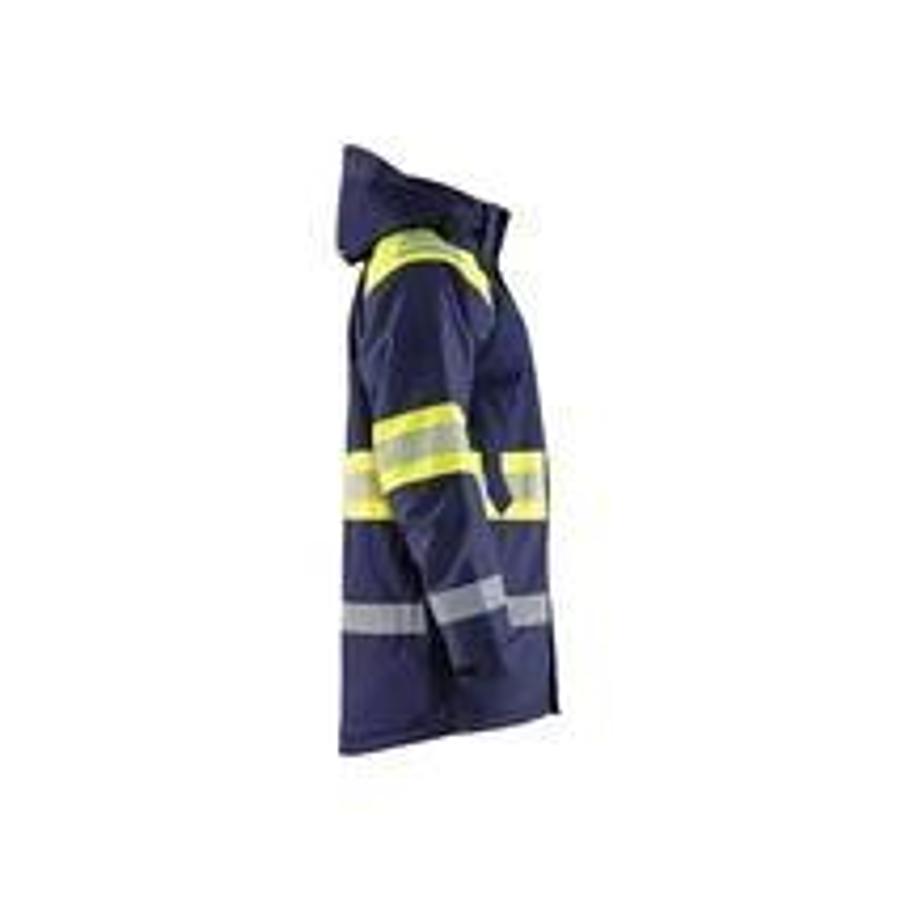 HighVis Winter Parka Navy/ HighVis Yellow M