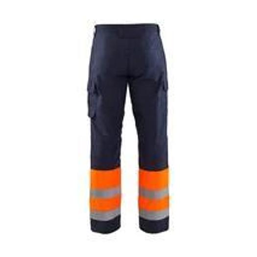 Multinorm Winter Work Trousers Navy/Orange D92