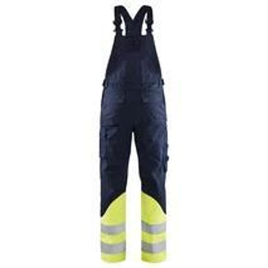 Multinorm dungarees Class 1 Navy/HighVis Yellow C56