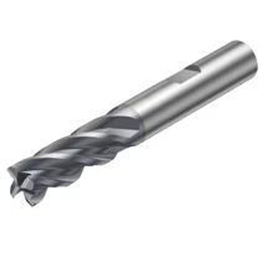 End mill square shape, without corner radius and center cutting edge - Metric version