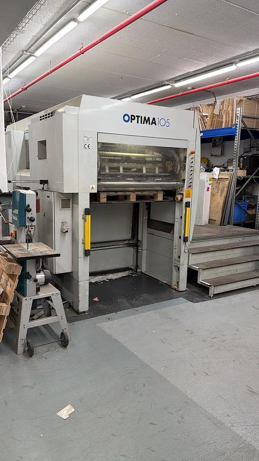 Used Iberica Optima 105 Automatic Die Cutting Machine with Stripping – 2013