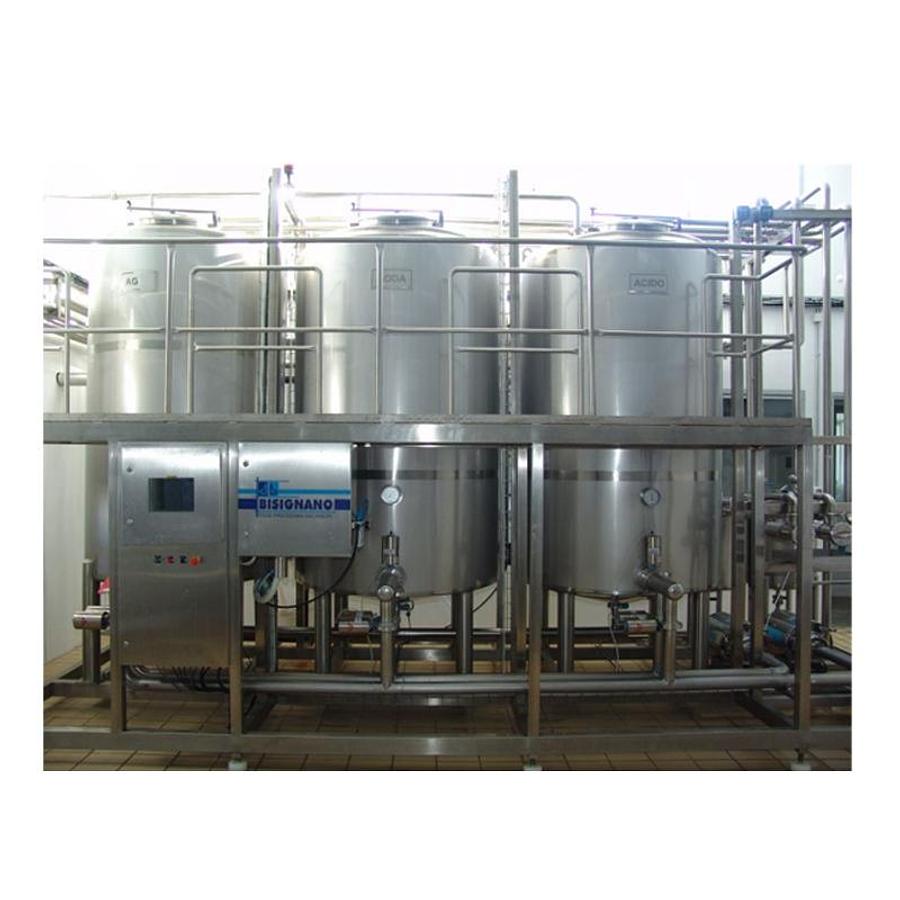 Plant for receiving and treating fluid milk