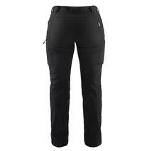 Women's Service Softshell Winter Pants Black D19