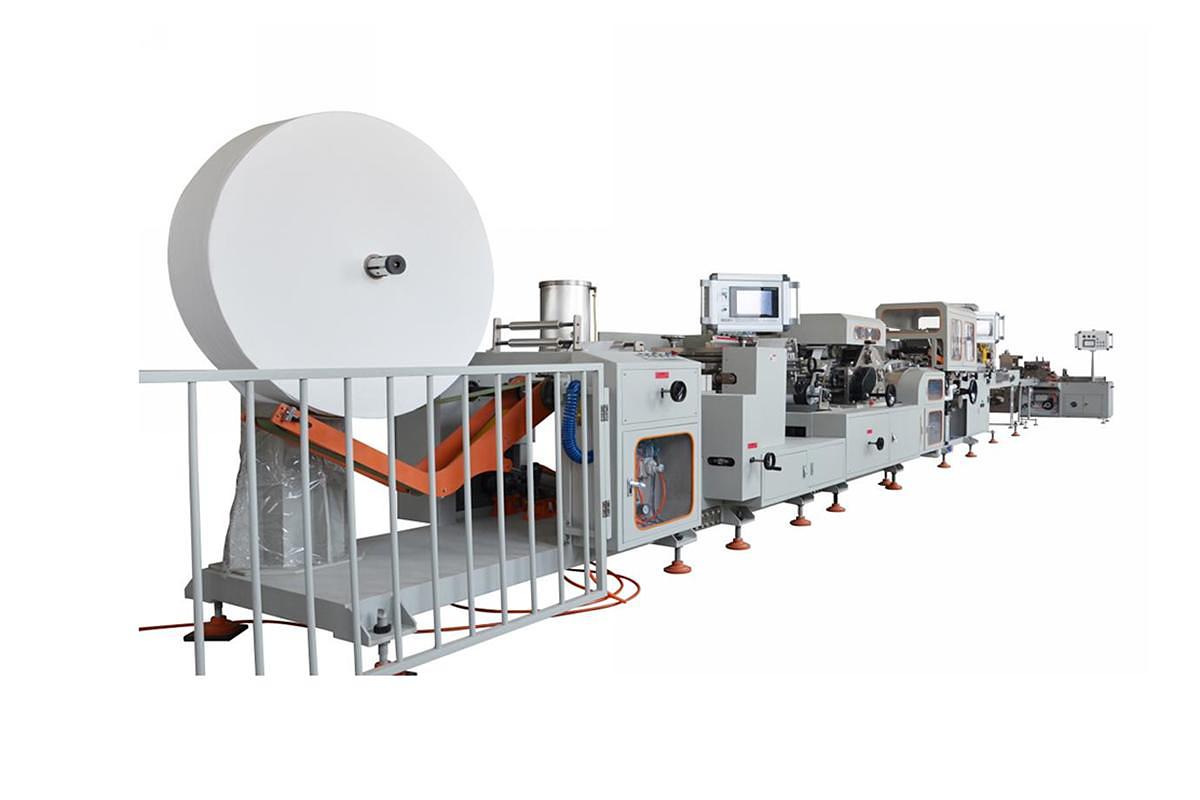 SP-S-220 Handketchief Pocket Tissue High Speed Folding Machine