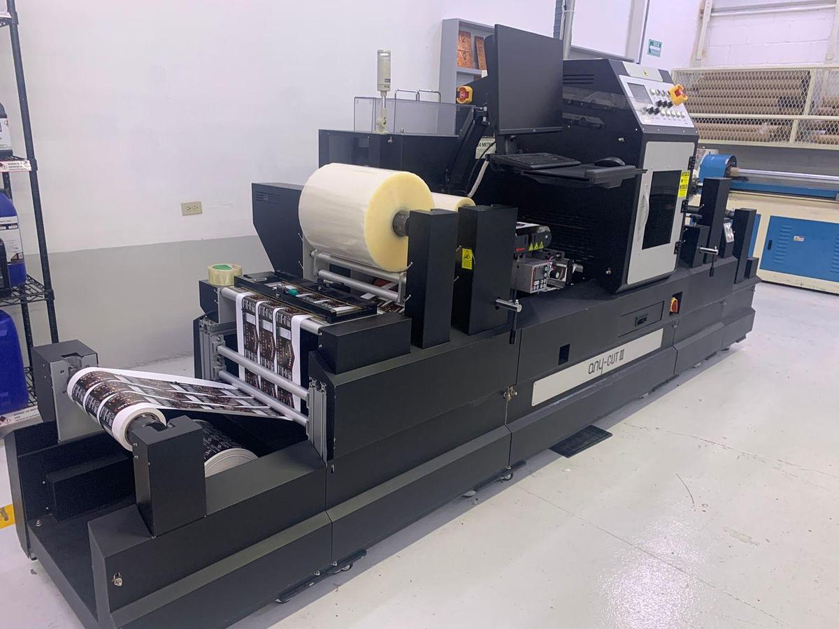 Used Anytron Anycut III Digital Laser Finishing Machine 330 mm (Label Cutter)