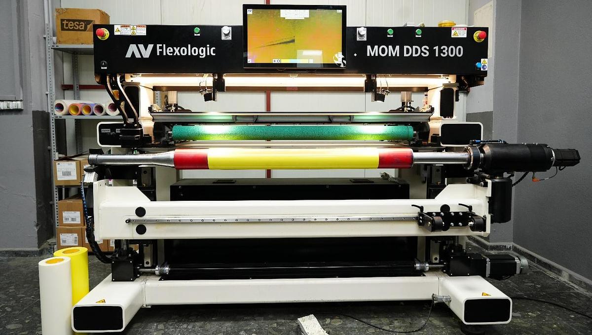 Used AV Flexologic MOM DDS 3.0 1300 Automatic Flexo Plate Mounting Machine – 2023