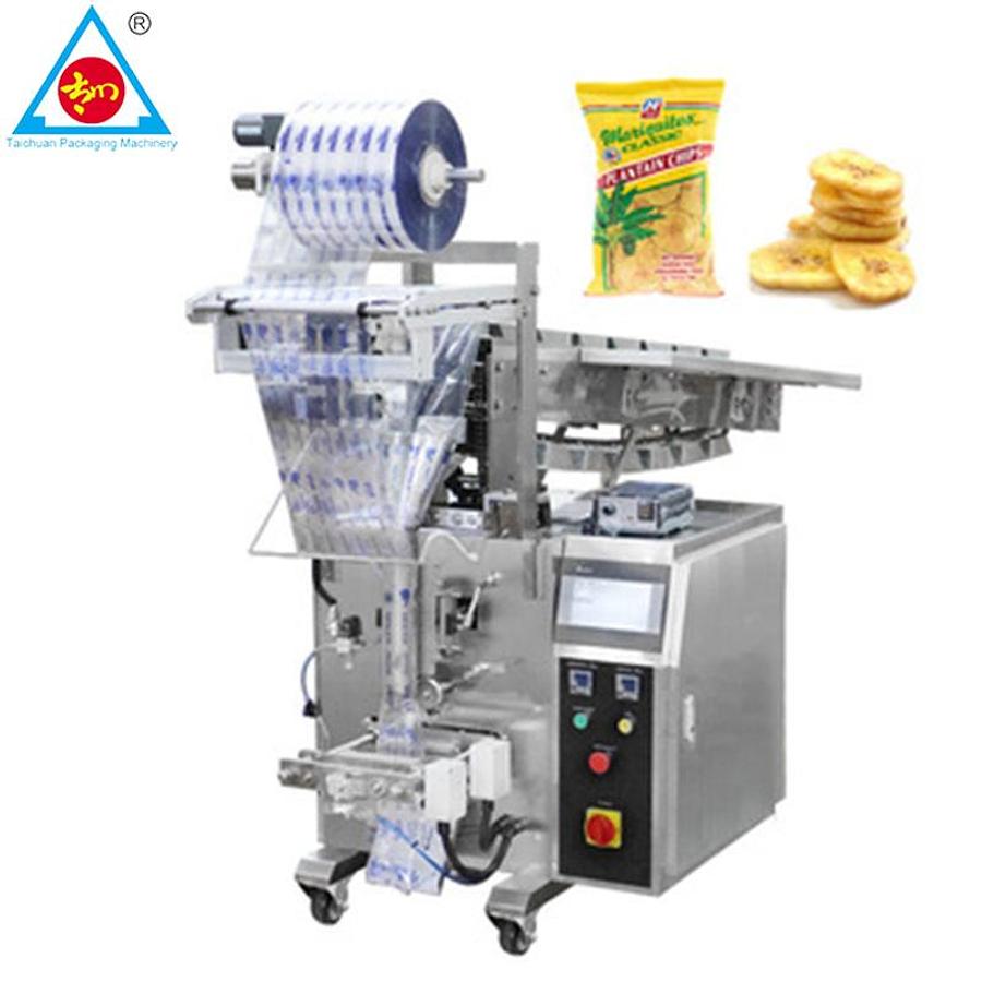 Banana chips packaging machine