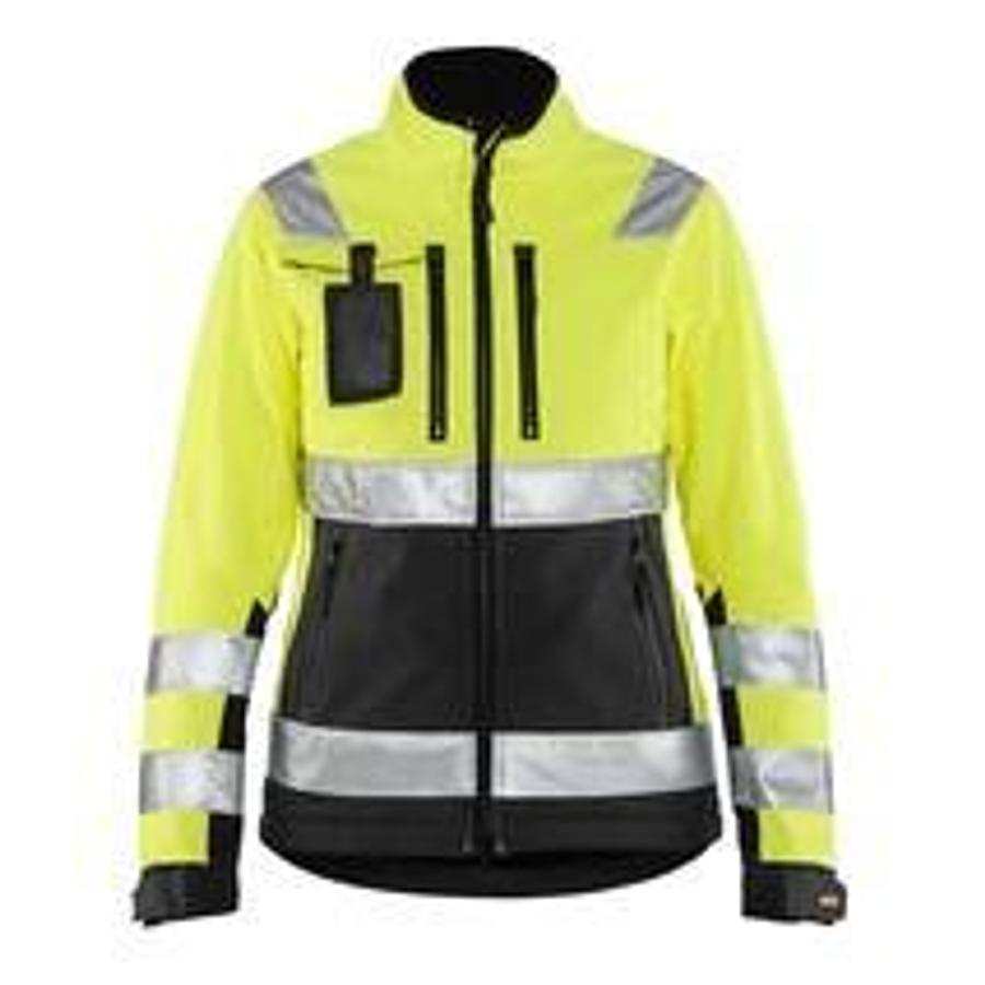 BLAKLÄDER women's high vis softshell jacket 49022517
