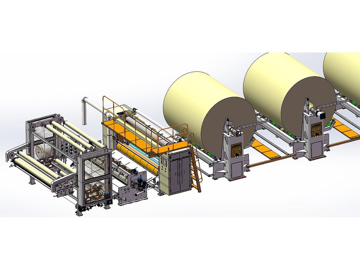 SCF-350C-2900 High Speed Rewinding Machine