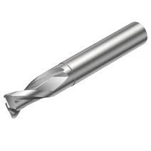 End mill square shape, with corner radius and center cutting edge - Metric version