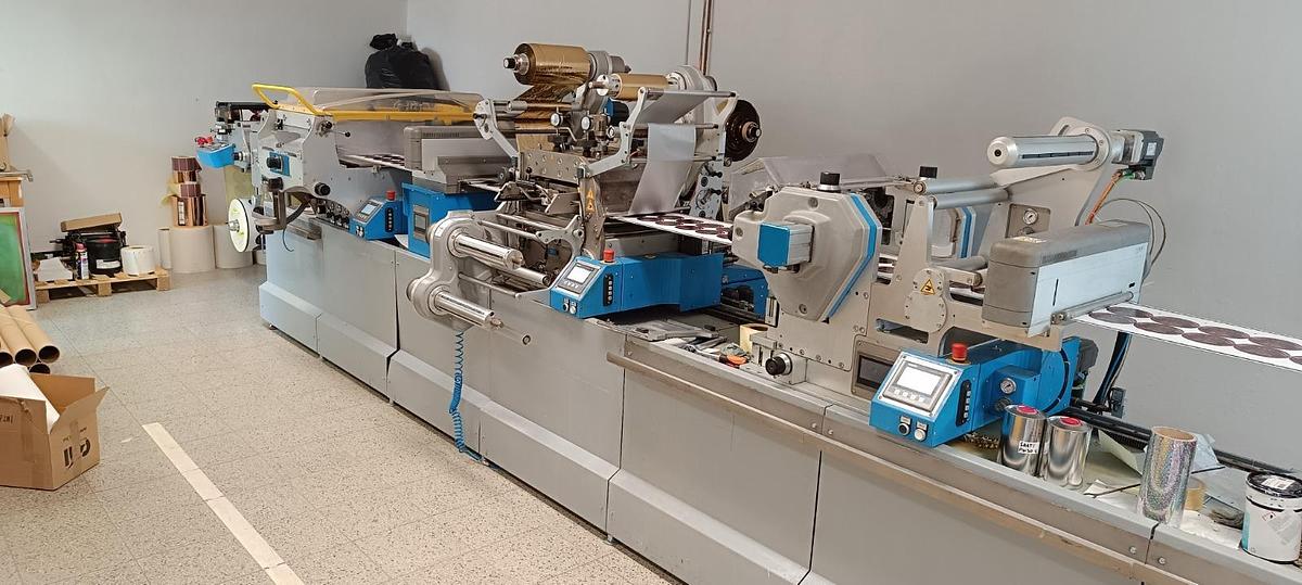 Used Cartes GT 360 Label Printing Finishing Machine Foil Screen Flexo Die Cut