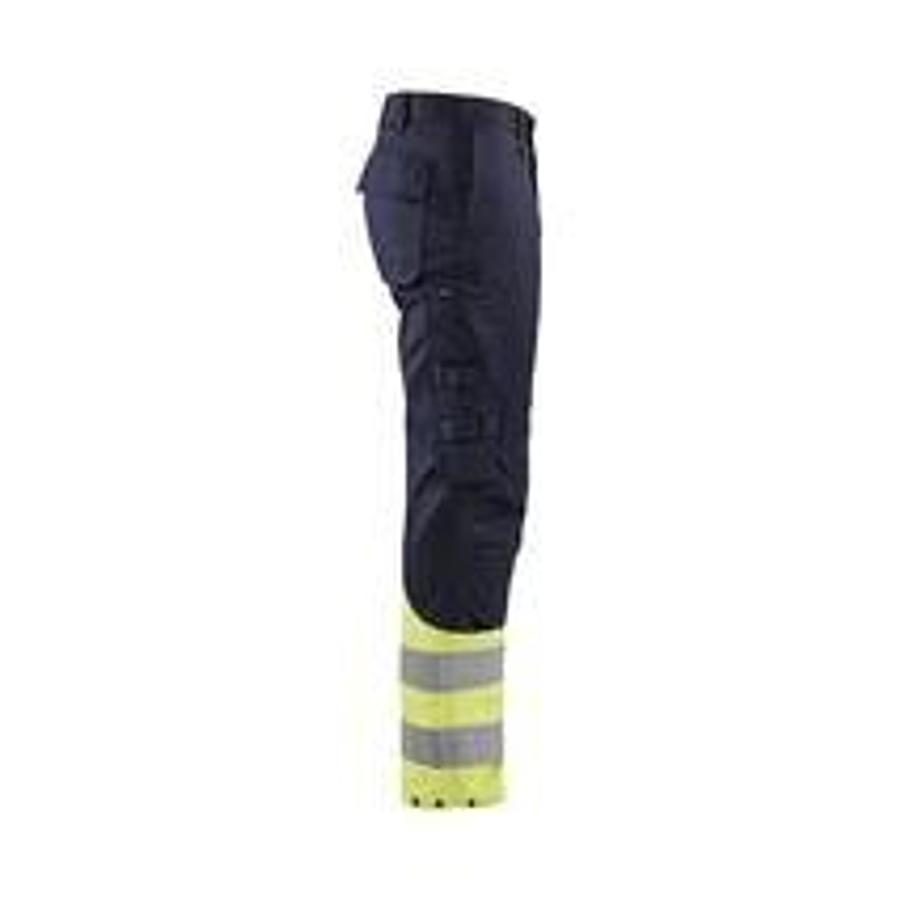 Work trousers Inherently steel Navy/ High Vis Yellow C64