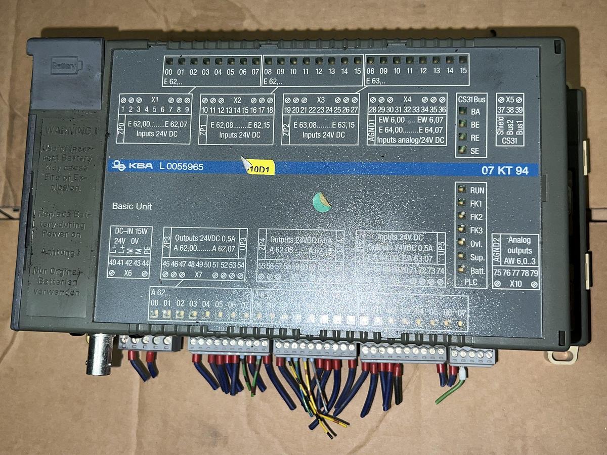 KBA 07 KT 94, 07KT94 (B) – Basic Unit