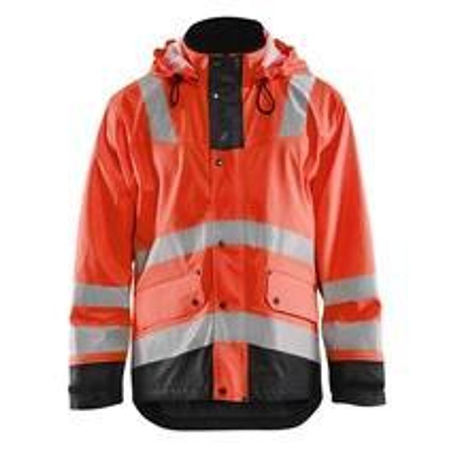 BLAKLÄDER High Vis Raincoat, lined, Level 2 43072003
