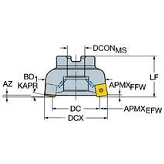 CoroMill 210 face and plunge milling cutters - metric version