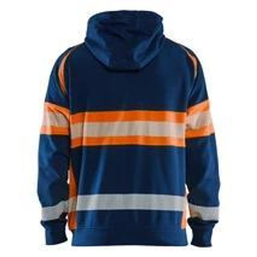 HighVis hooded jacket navy/orange XXXL