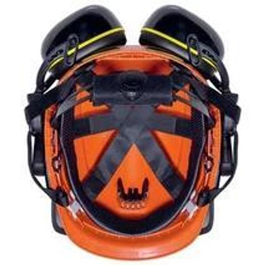 Safety helmet uvex pheos 9774237 orange with ventilation