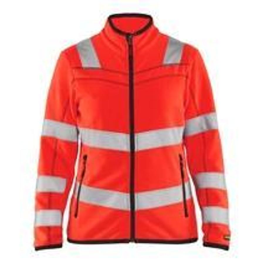 Women's HighVis Microfleece Jacket HighVis Red XXXL