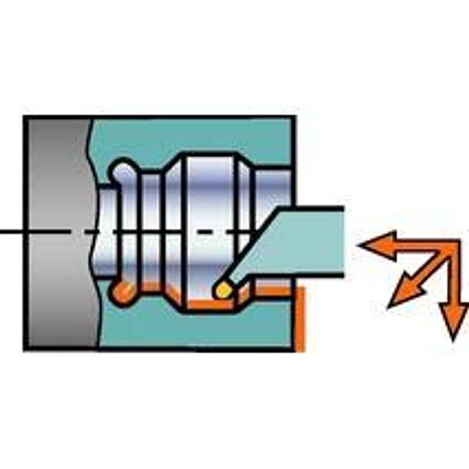 CoroCut 1 and 2 boring bar, one-piece