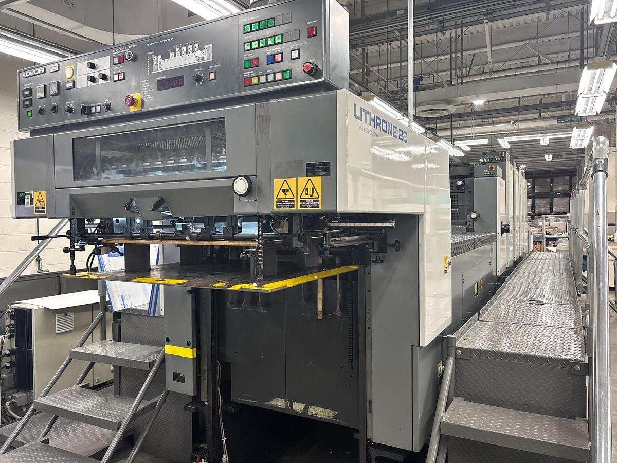 Used Komori Lithrone 428 (1998) | 4 Color Offset Press with Coating Unit