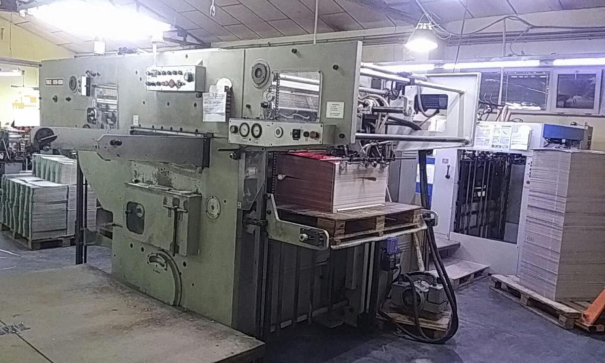 Used TMZ ES 106 (1997) | Flatbed Die Cutting Machine 760x1060 mm