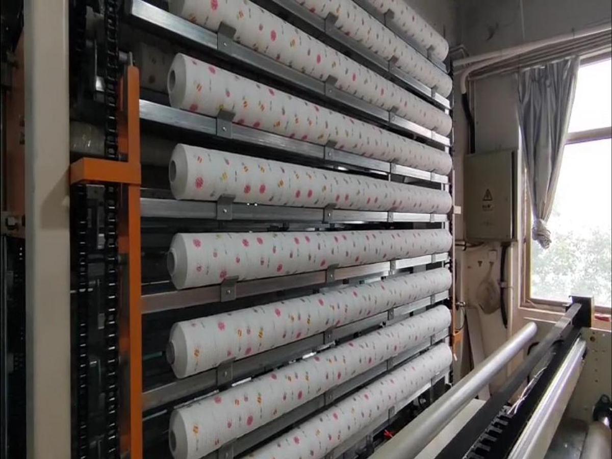 Soonture Manufacturing Full Automatic toilet roll tissue paper rewinding machine