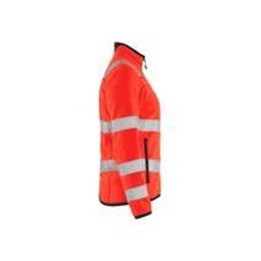 Women's HighVis Microfleece Jacket HighVis Red XXL