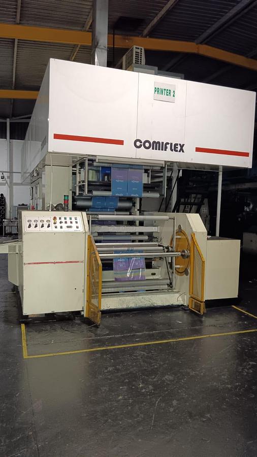 Used Comiflex Vale 1208 Flexo Printing Machine 8 Colors 1200 mm