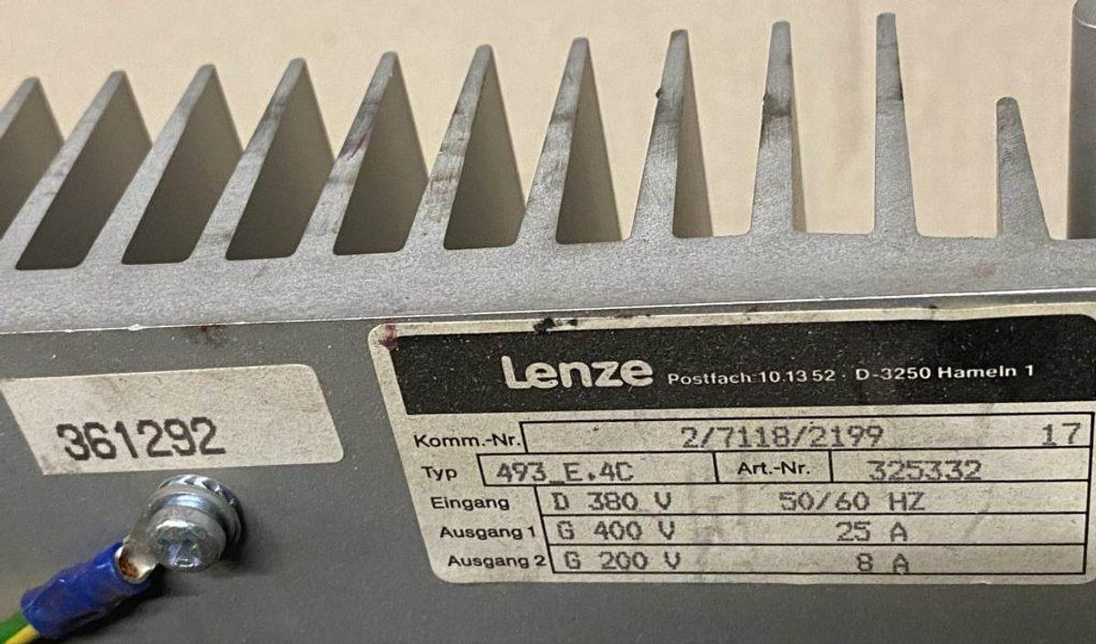 Lenze Type: 493_E.4c