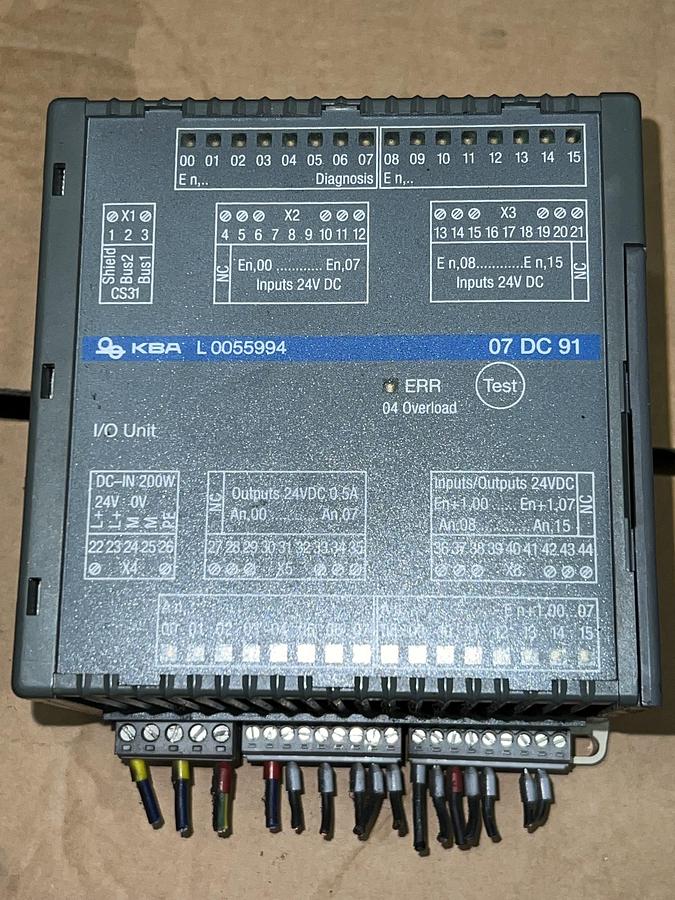 KBA 07 DC 91, 07DC91 – I/O Unit 
