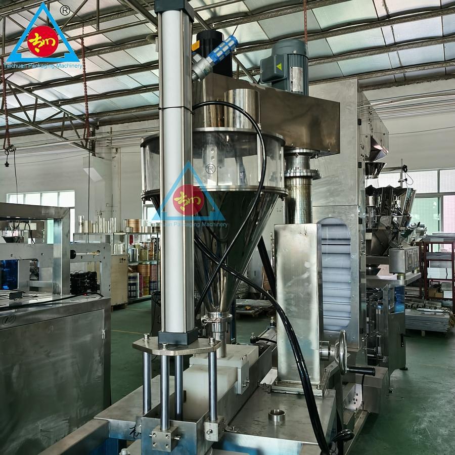 Salad dressing packaging machine